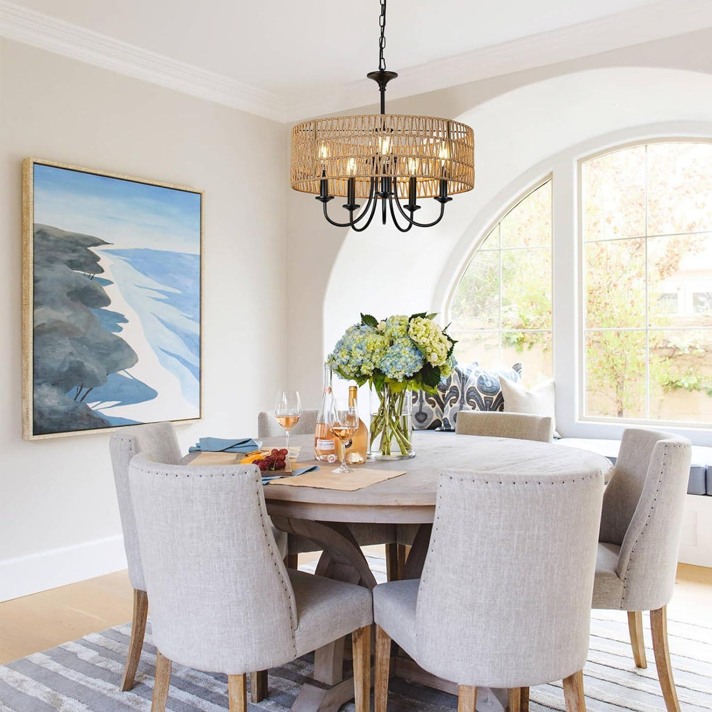 Holy Rattan Woven Pendant Light