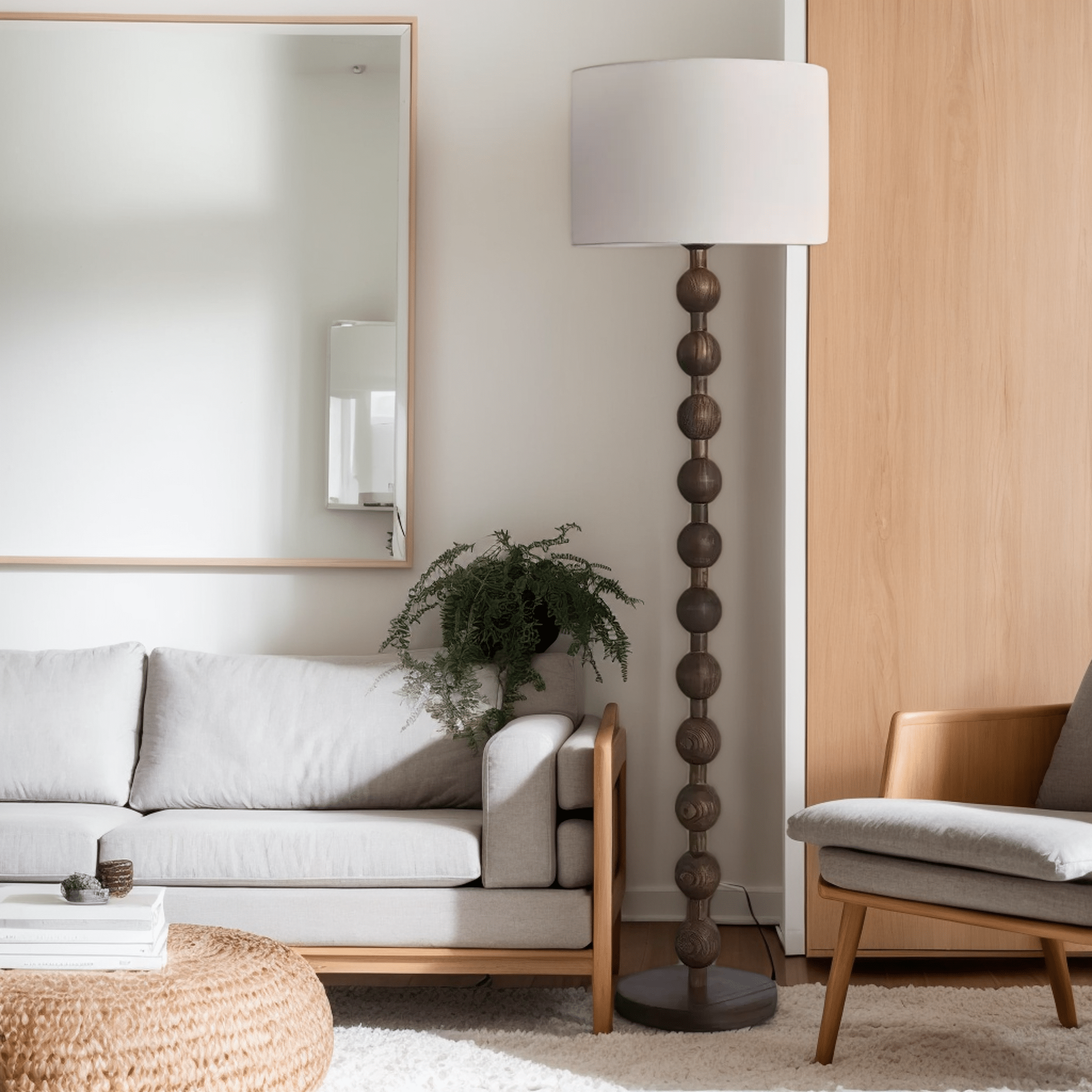 Hugo Barbell Floor Lamp