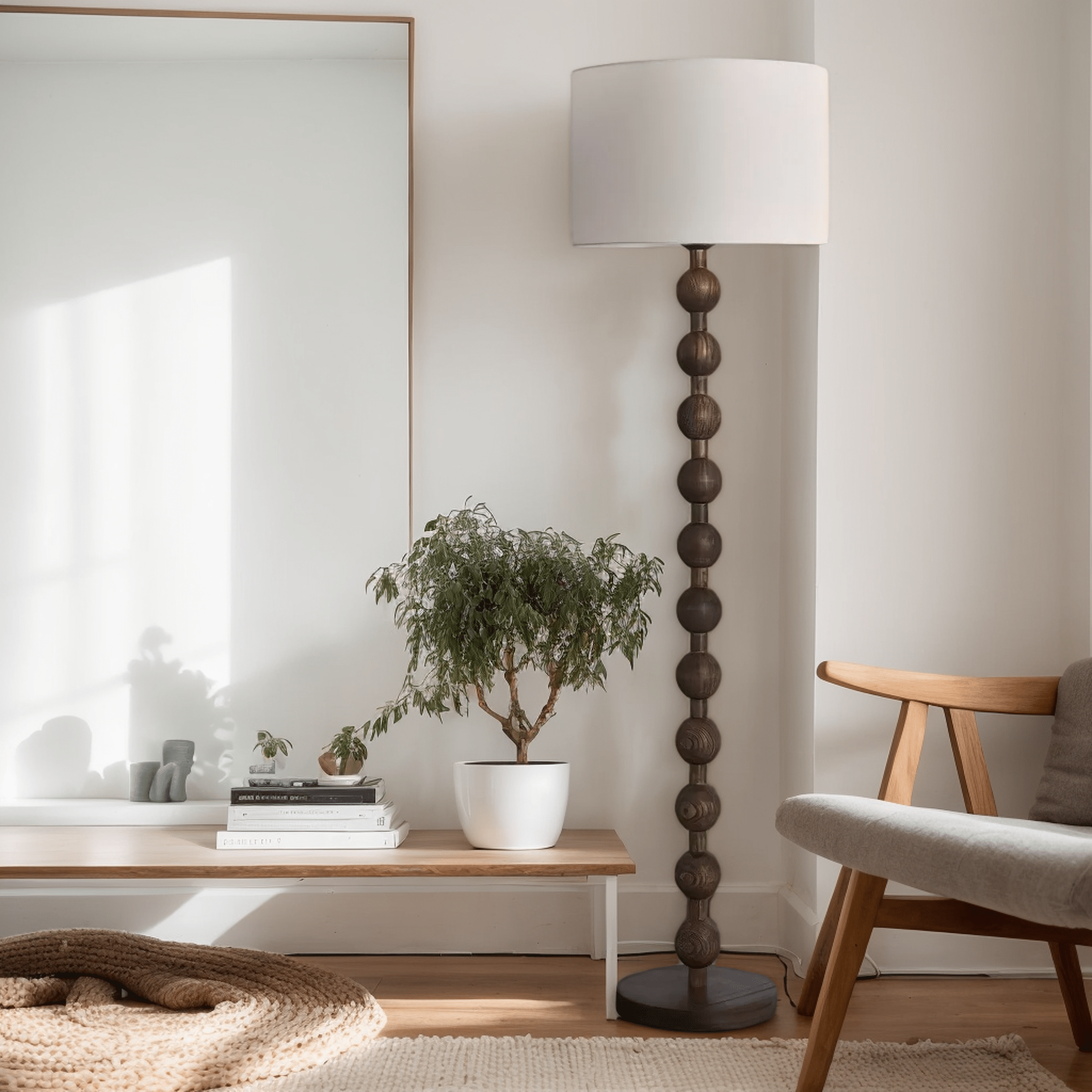 Hugo Barbell Floor Lamp