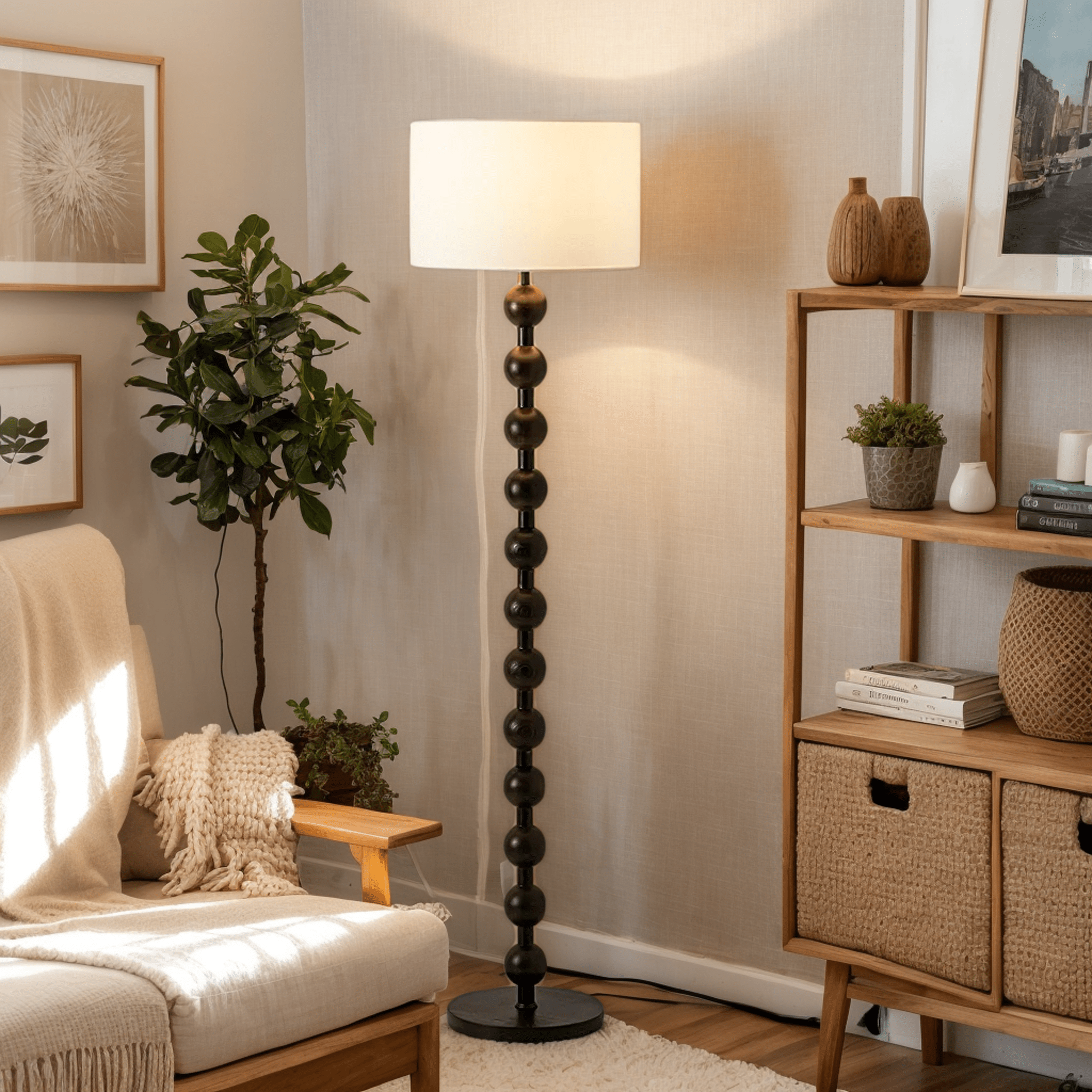 Hugo Barbell Floor Lamp