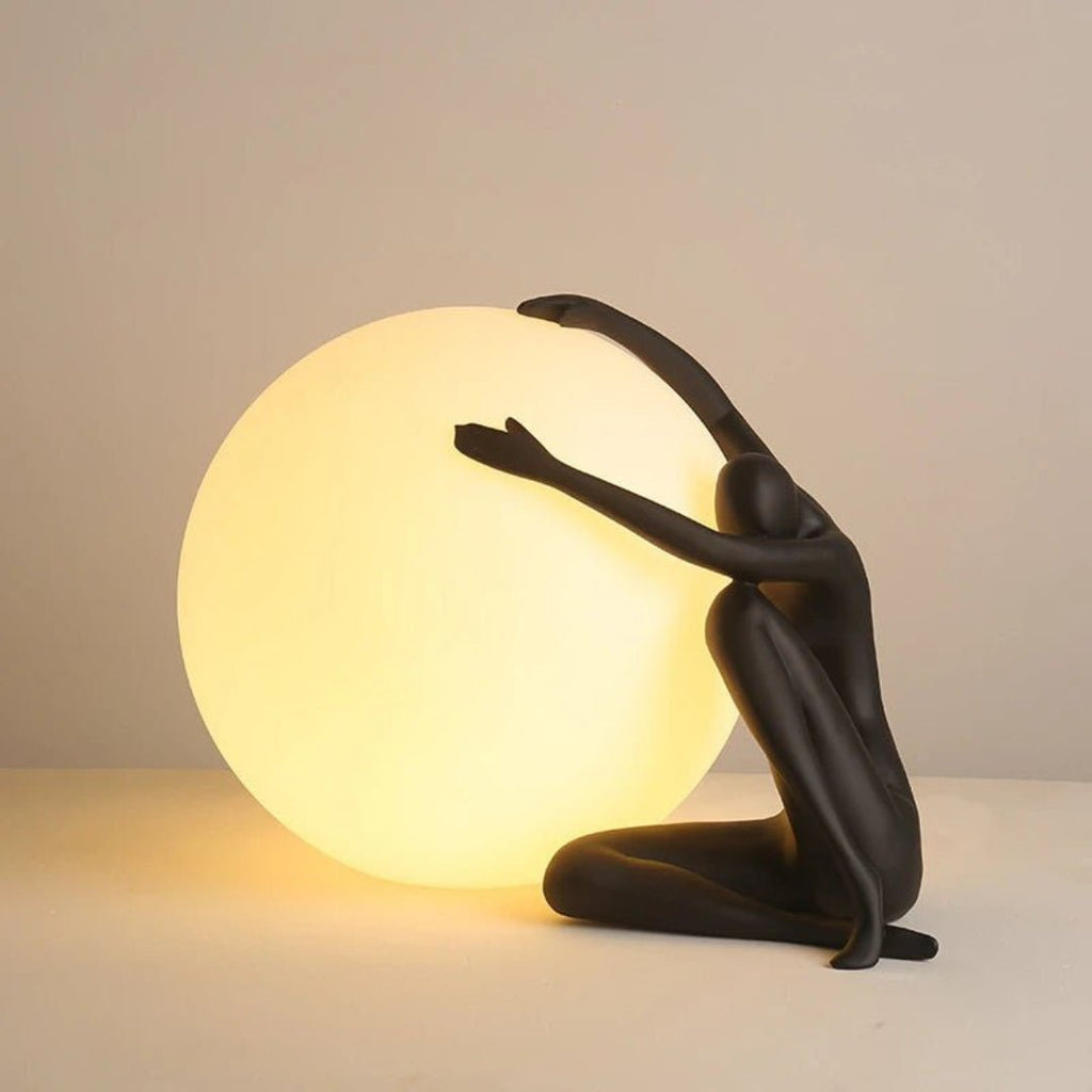Humanoid Ball Holding Table Lamp - ZozHome