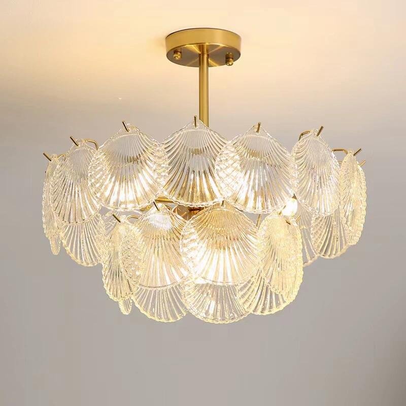 Icy Shell Chandelier - ZozHome
