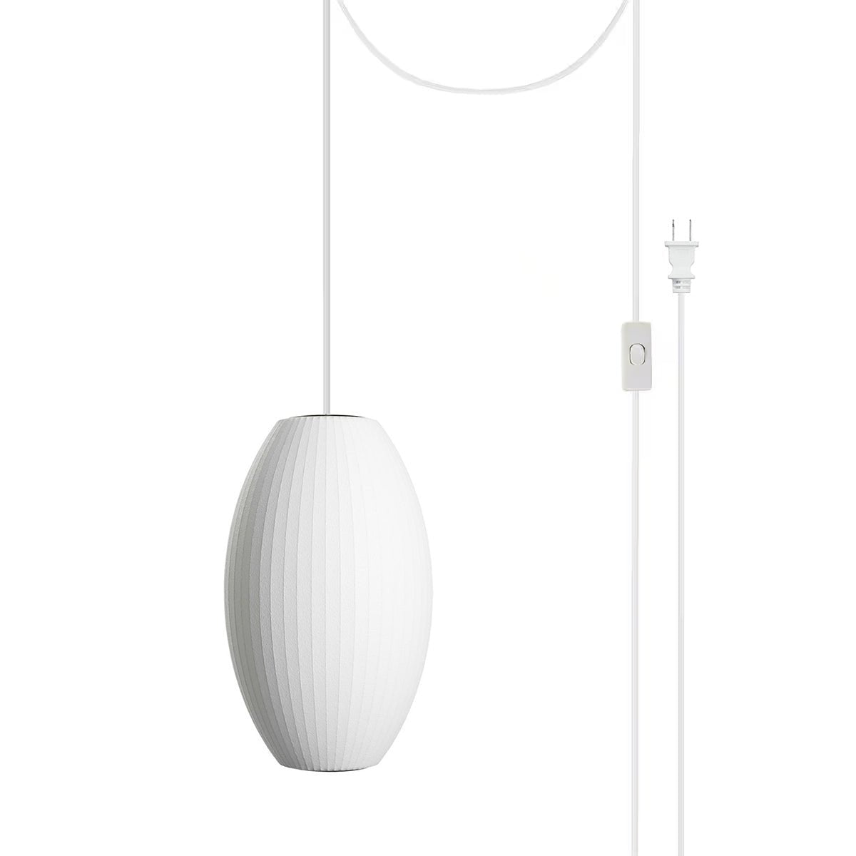 Imitation Silk Bubble Swag Pendant Light