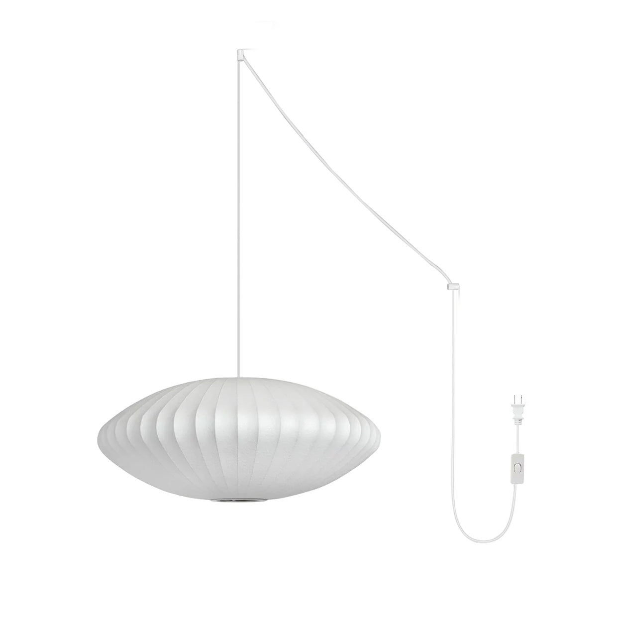 Imitation Silk Bubble Swag Pendant Light