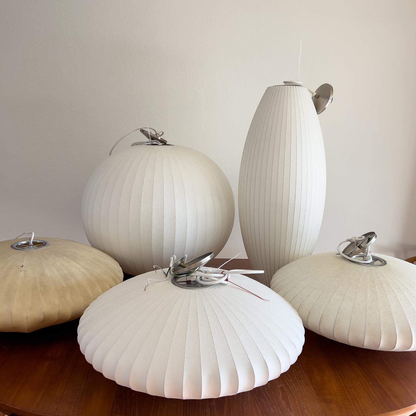 Imitation Silk Bubble Swag Pendant Light