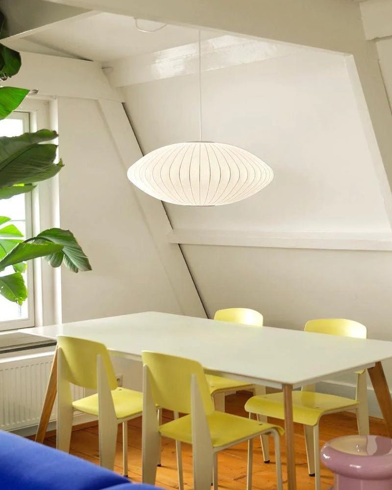 Imitation Silk Bubble Swag Pendant Light