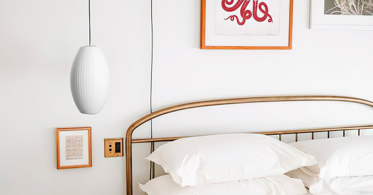 Imitation Silk Bubble Swag Pendant Light