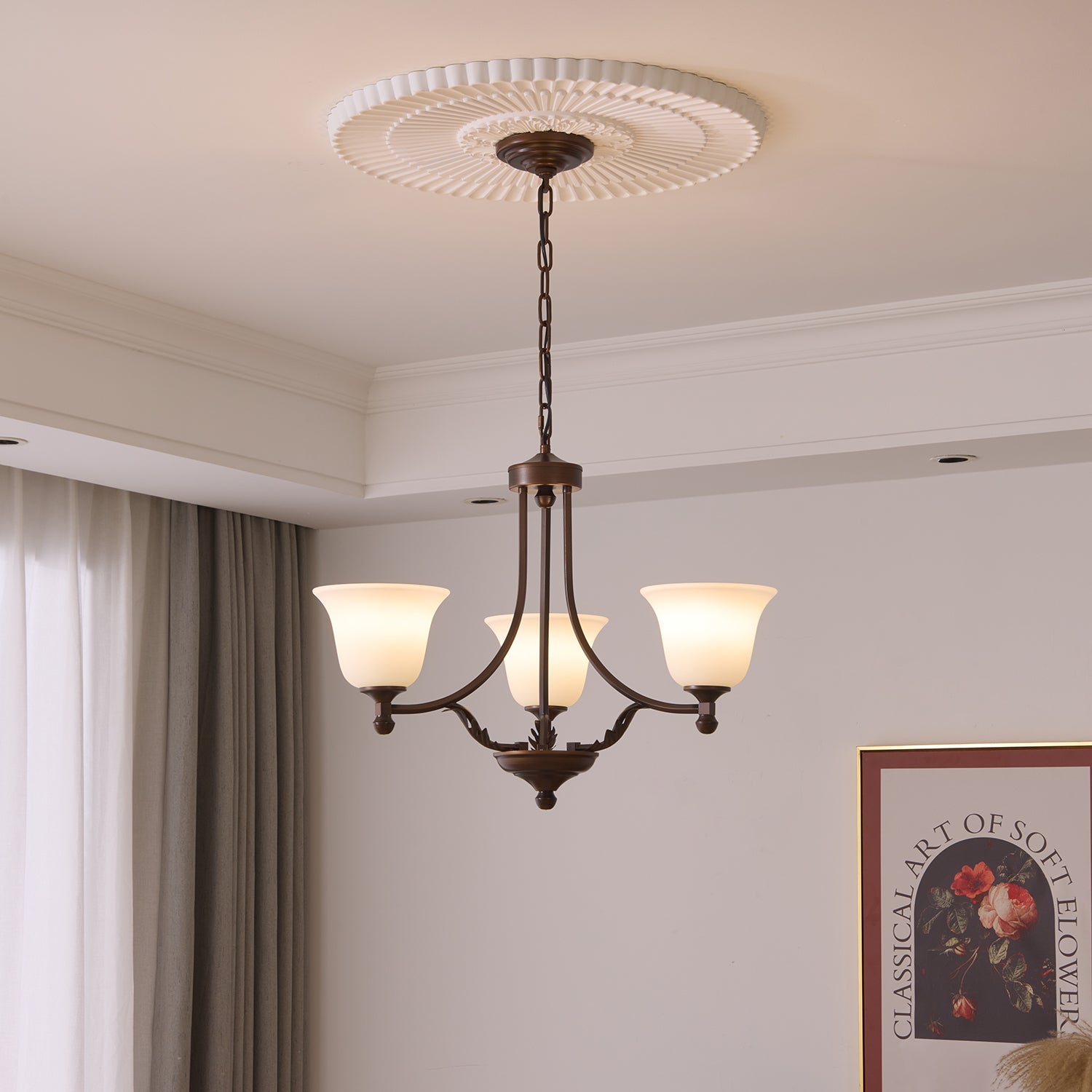 Isolde Grace Chandelier - ZozHome