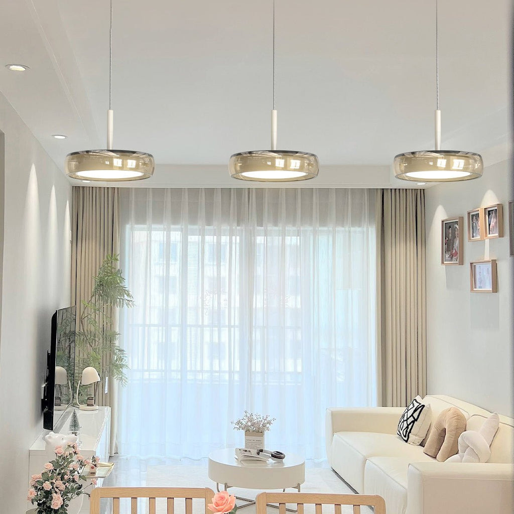 Italian Style Glass Pendant Light