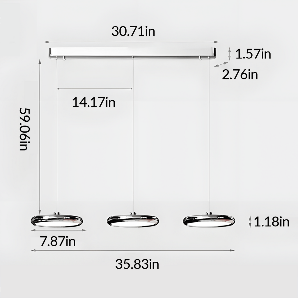 King's Pot Dining Chandelier