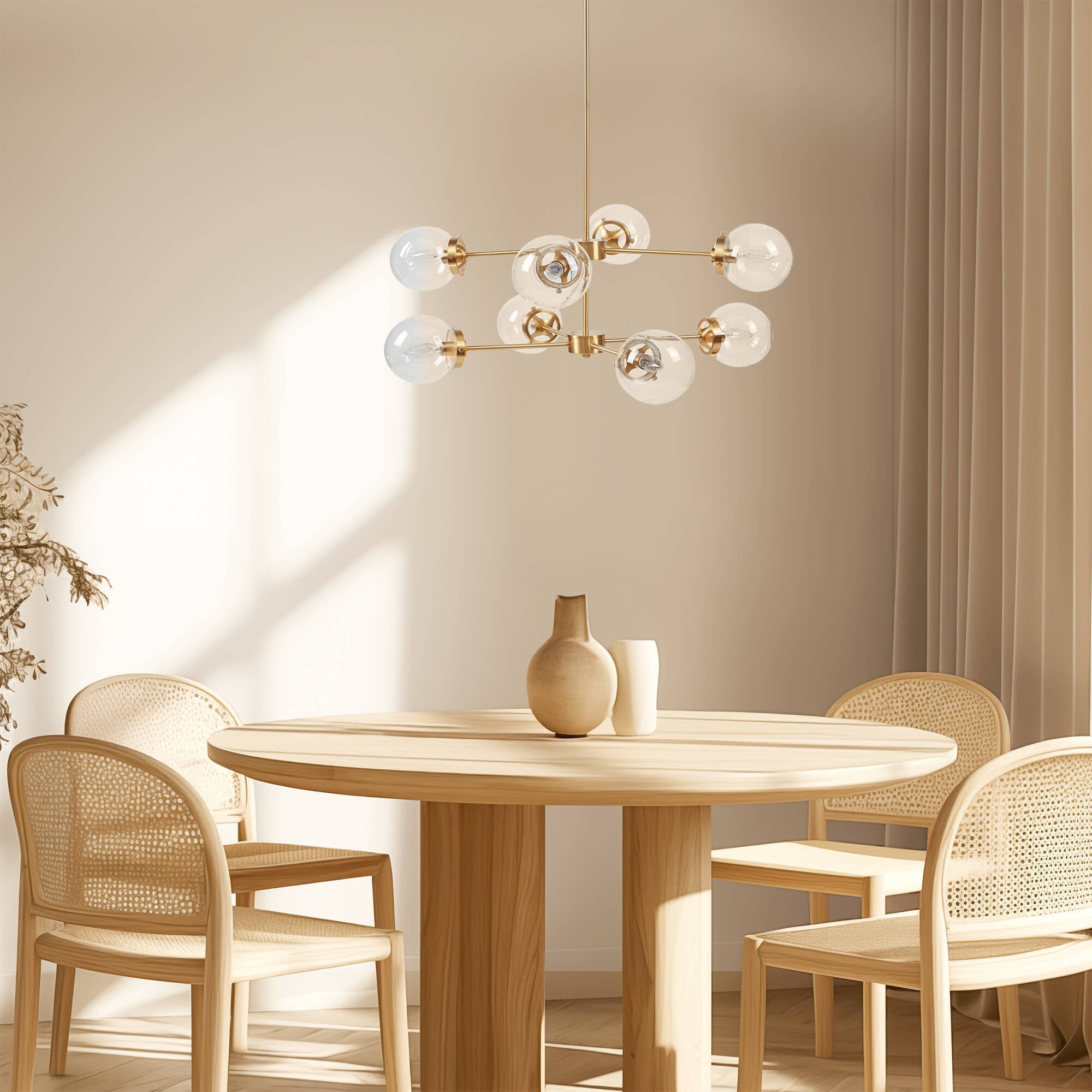 Kyle Metal Globe Chandelier