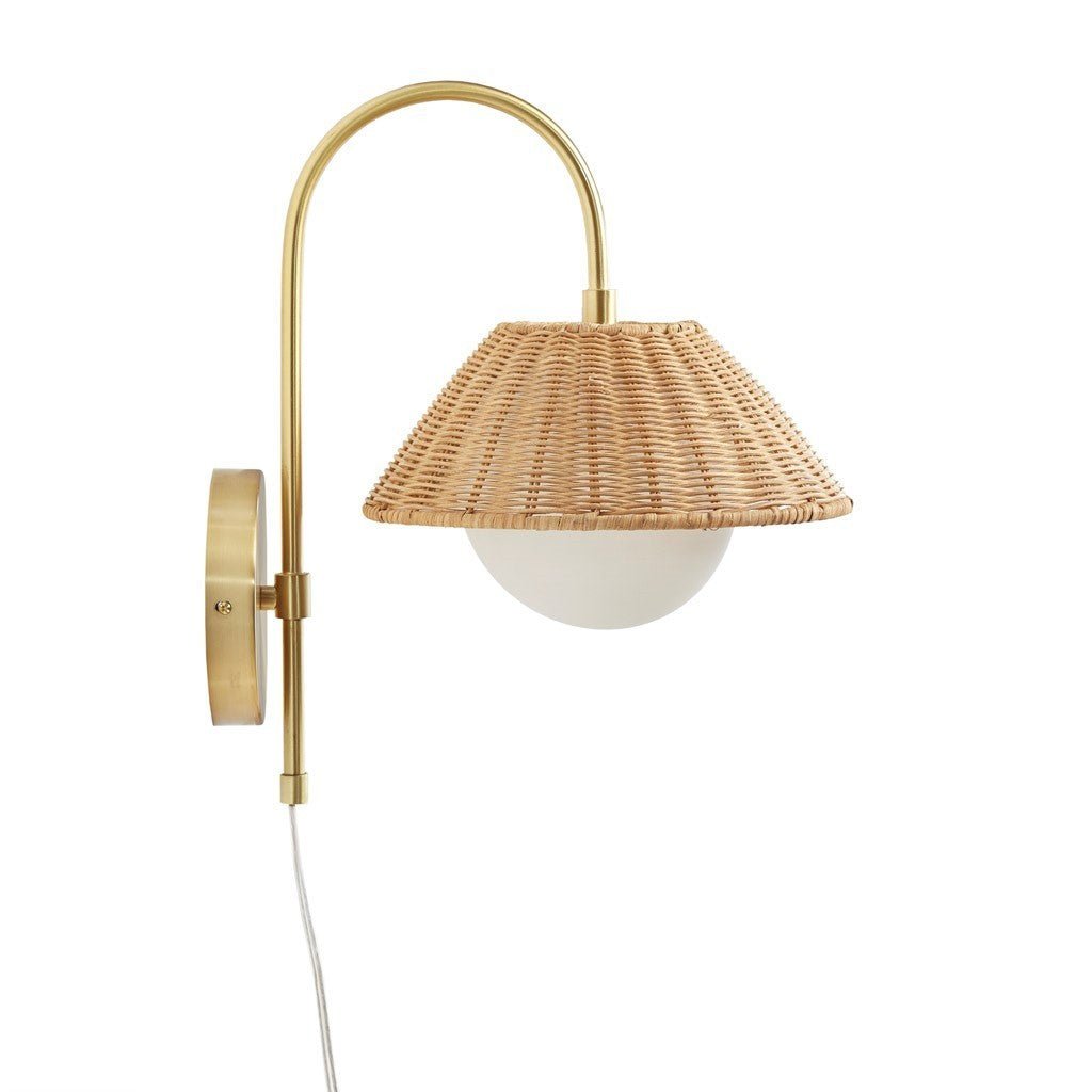 Laguna Rattan Wall Sconce