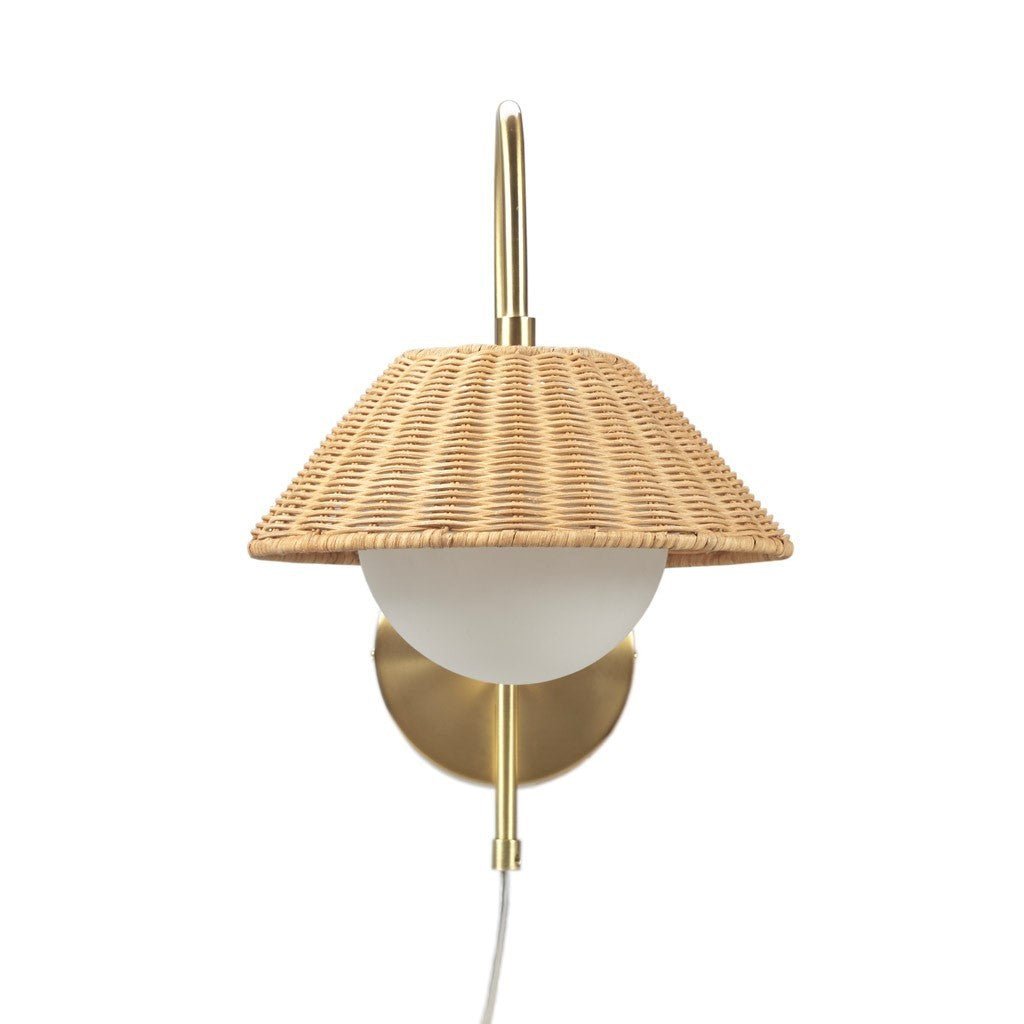 Laguna Rattan Wall Sconce