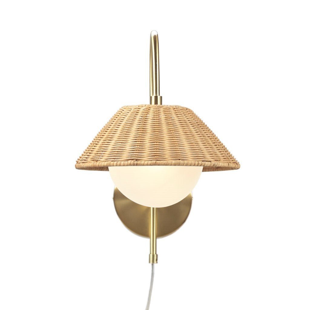 Laguna Rattan Wall Sconce