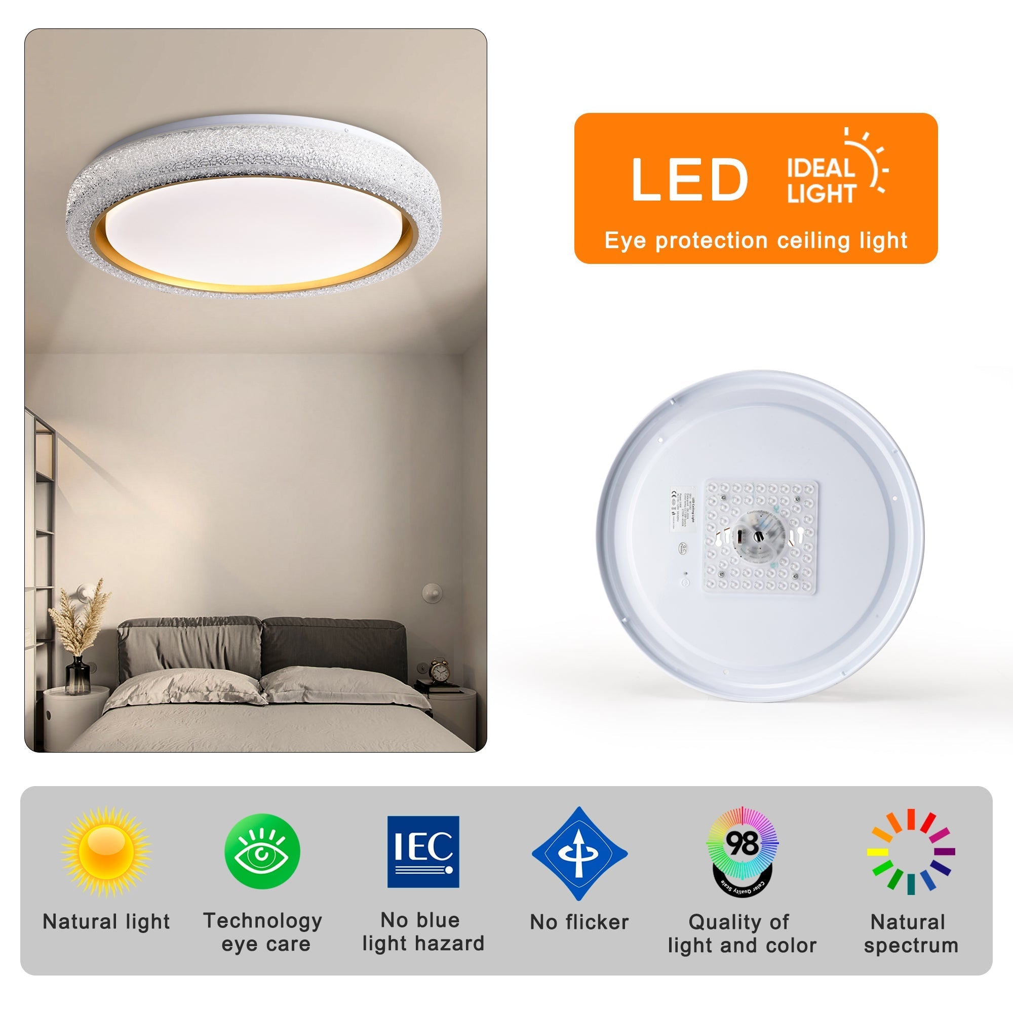 LED Flush Mount Ceiling Light