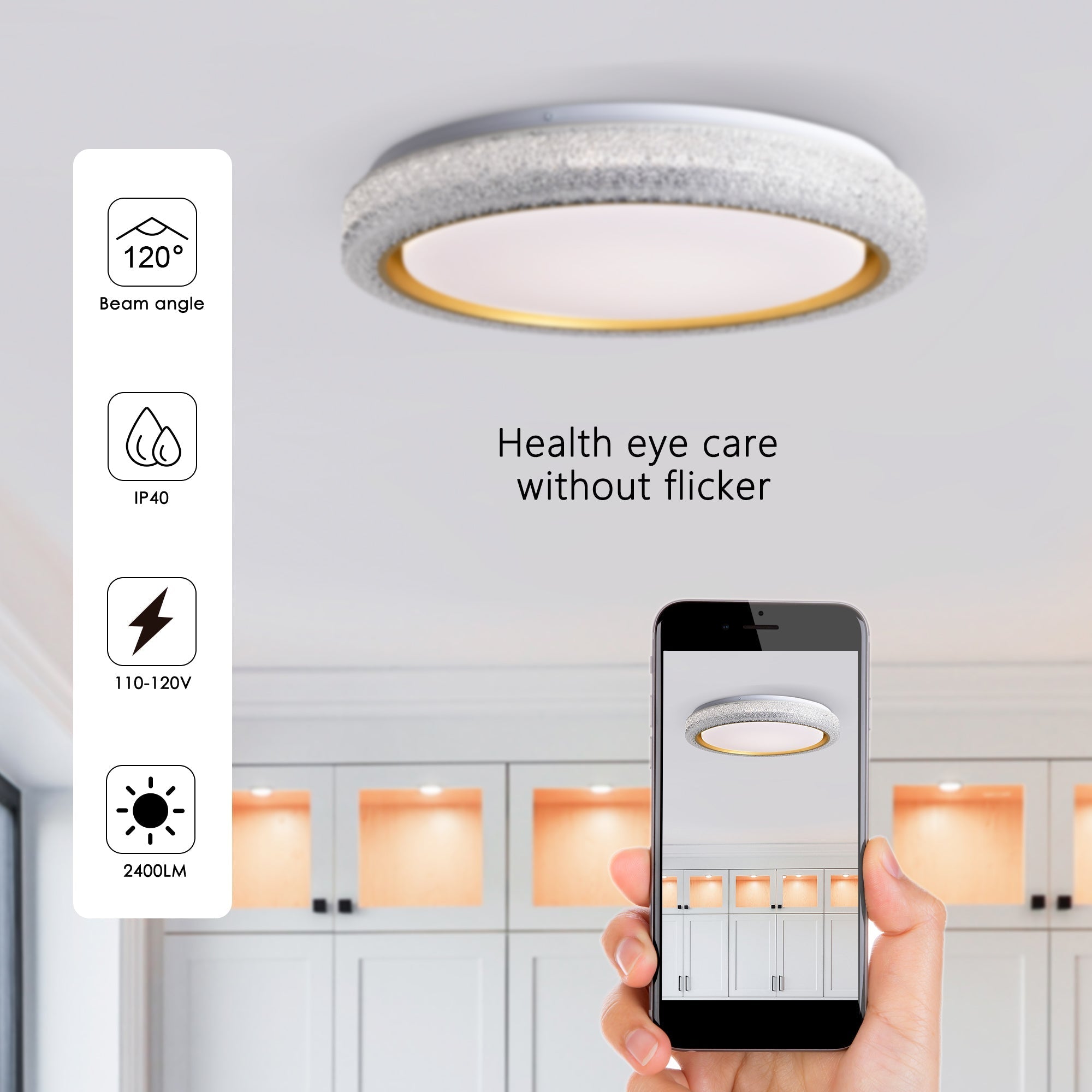 LED Flush Mount Ceiling Light