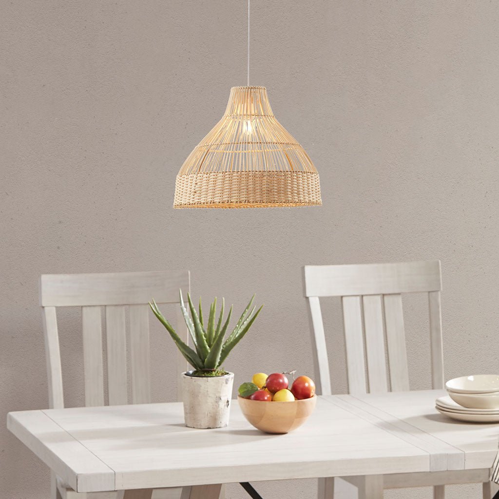 Lena Bamboo Bell Pendant Lamp