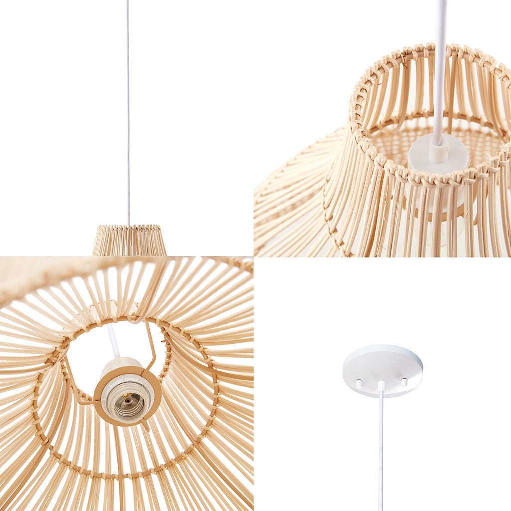 Lena Bamboo Bell Pendant Lamp