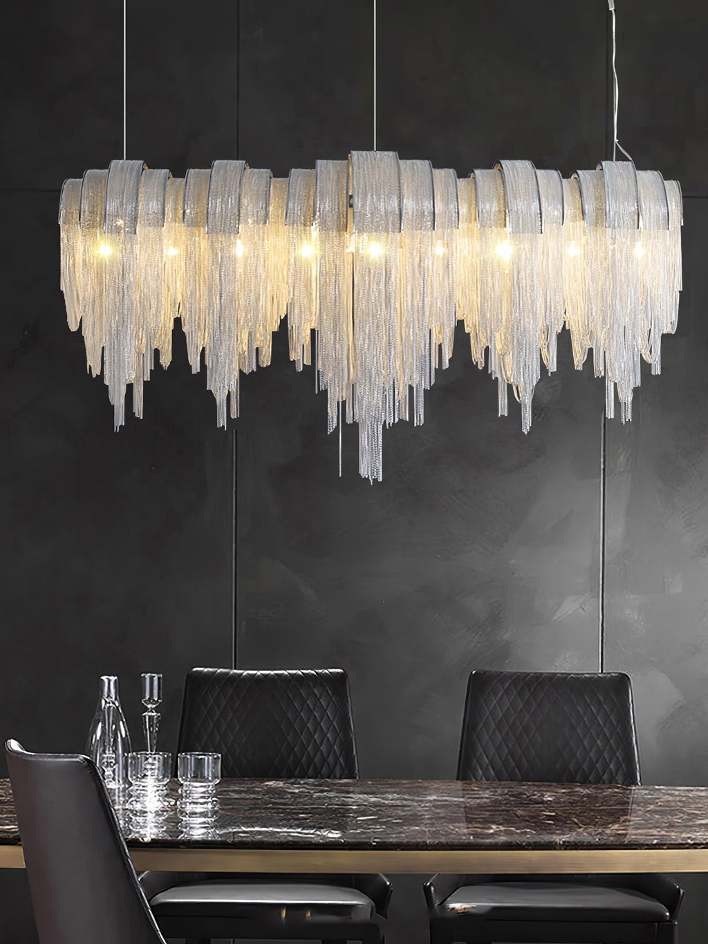 Length Chains Chandelier