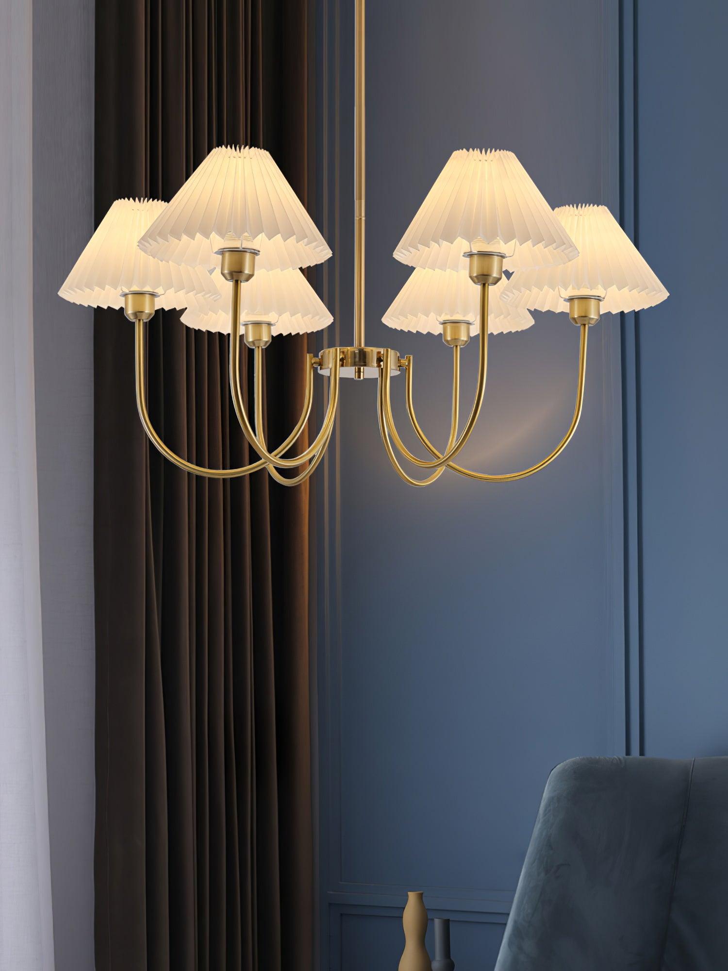 Lenore Pleated Chandelier