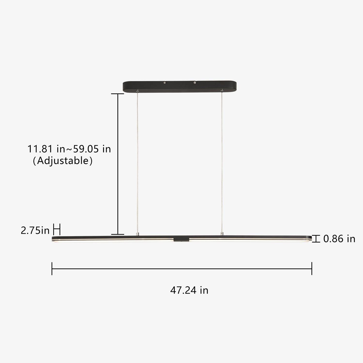 Linear Dining Pendant Light