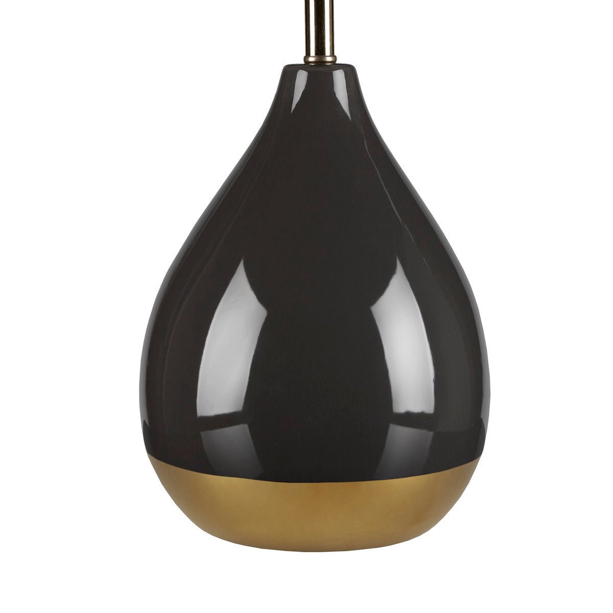 Liora Black and Gold Ceramic Two-Tone Table Lamp
