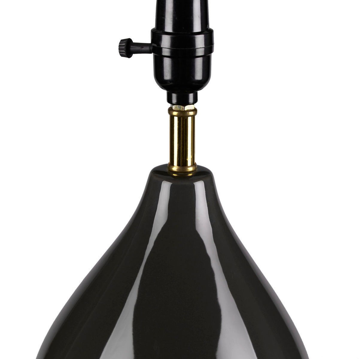Liora Black and Gold Ceramic Two-Tone Table Lamp