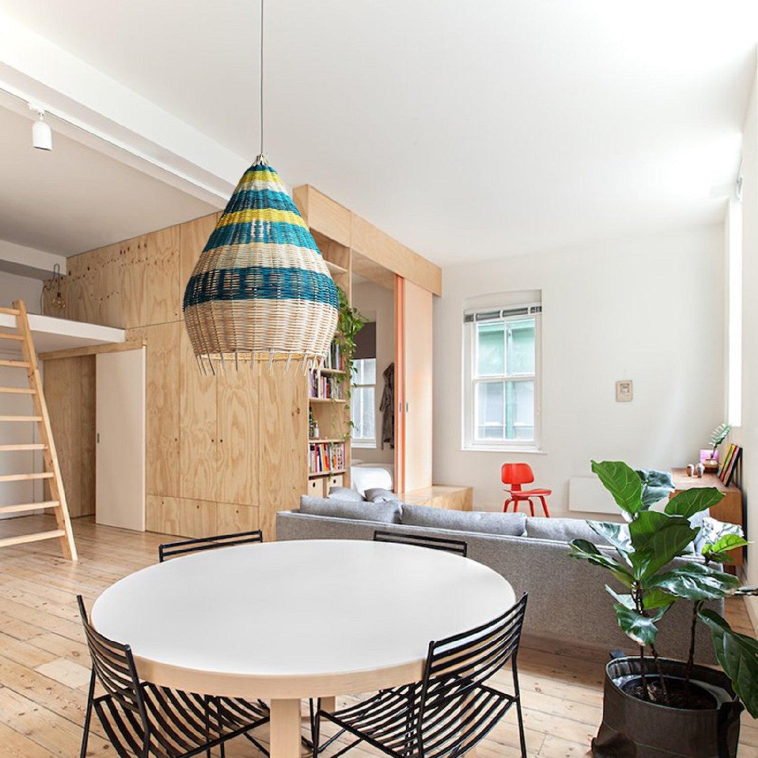 Lsle Man Charm Rattan Woven Pendant Light