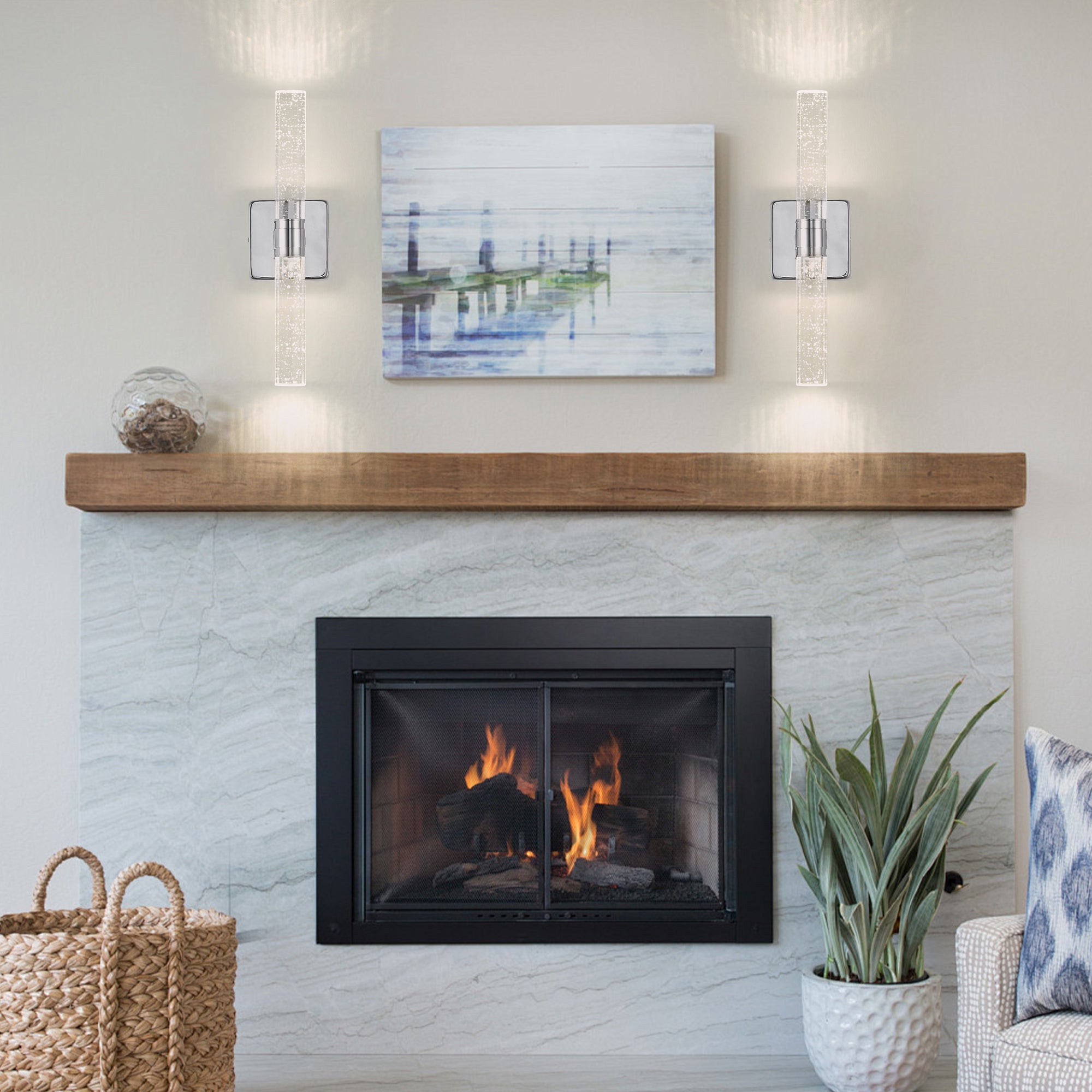 Luminis Crystal Vanity Light