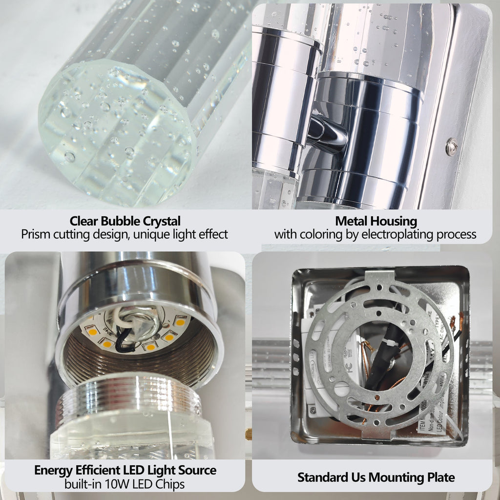 Luminis Crystal Vanity Light