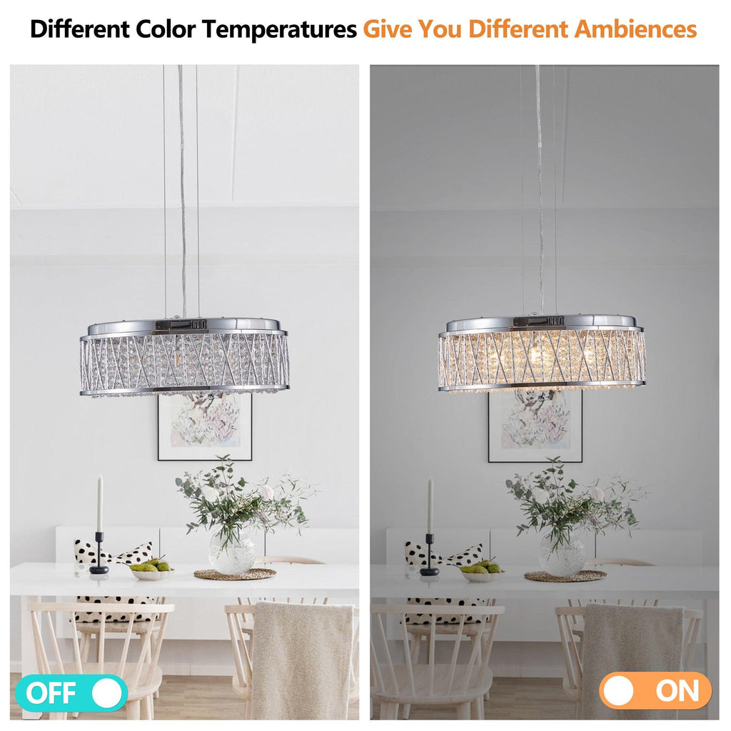 Luminous Circle Modern Crystal Chandelier