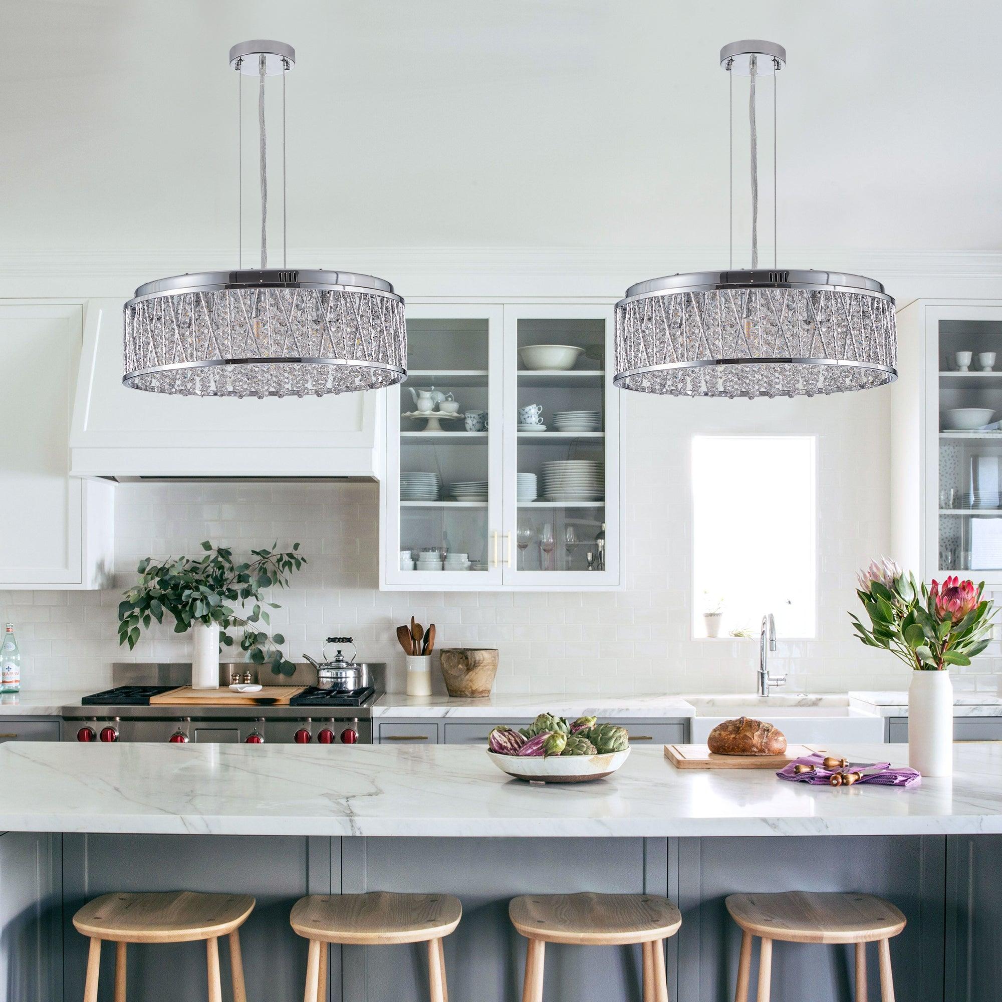 Luminous Circle Modern Crystal Chandelier