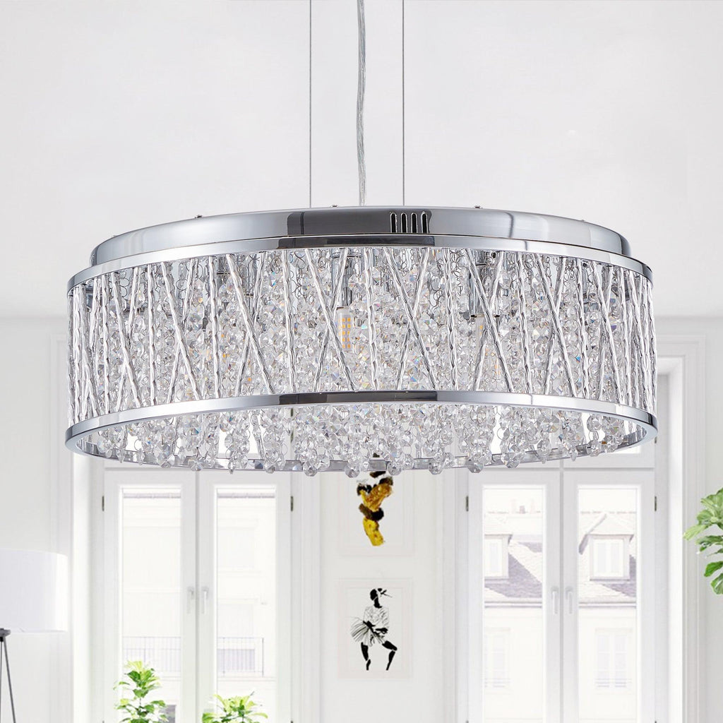 Luminous Circle Modern Crystal Chandelier