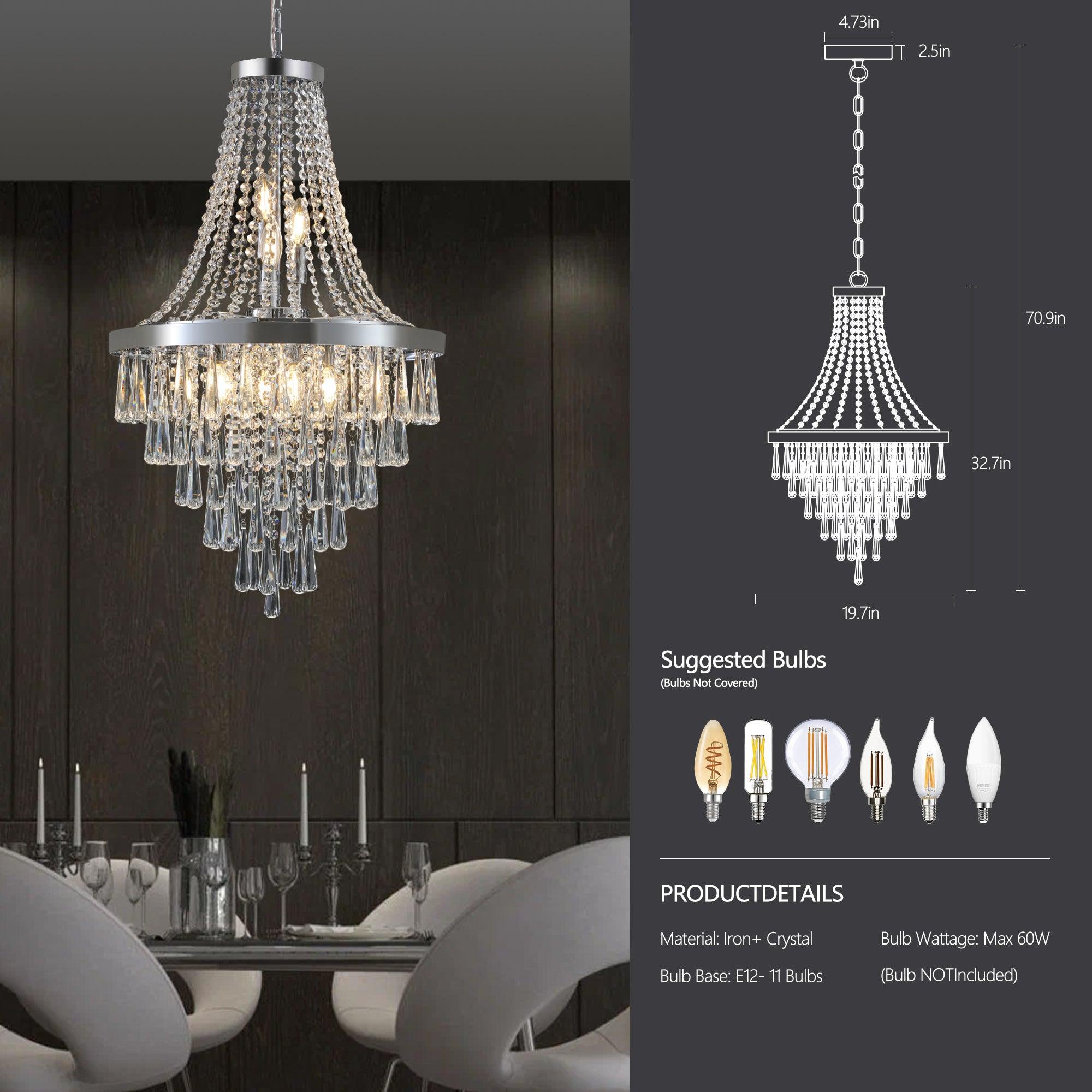 Luna Crystal Chandelier