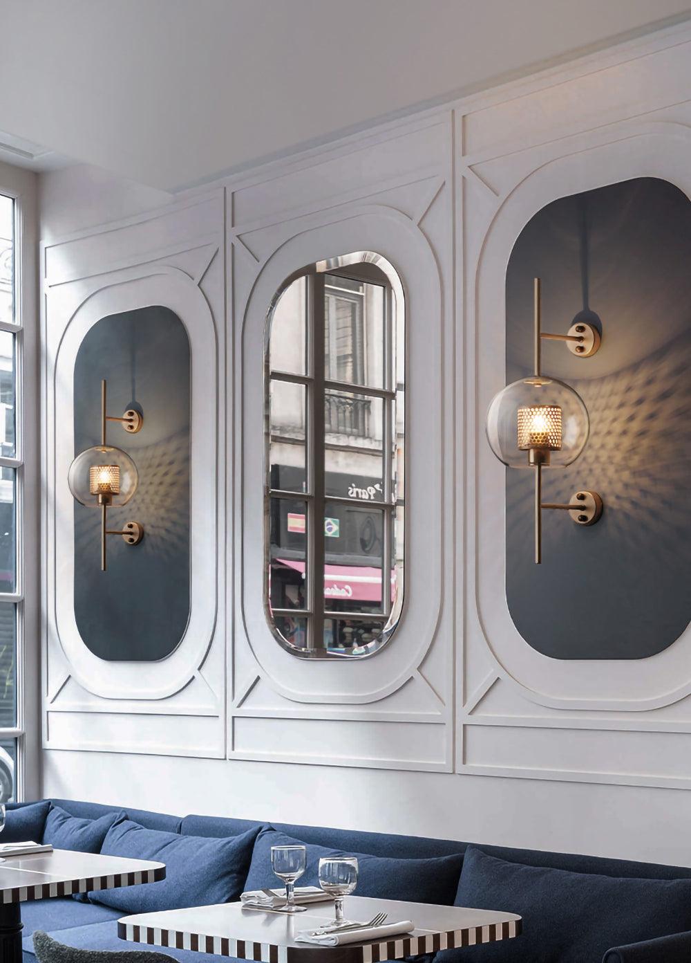 Luxe Glass Wall Light