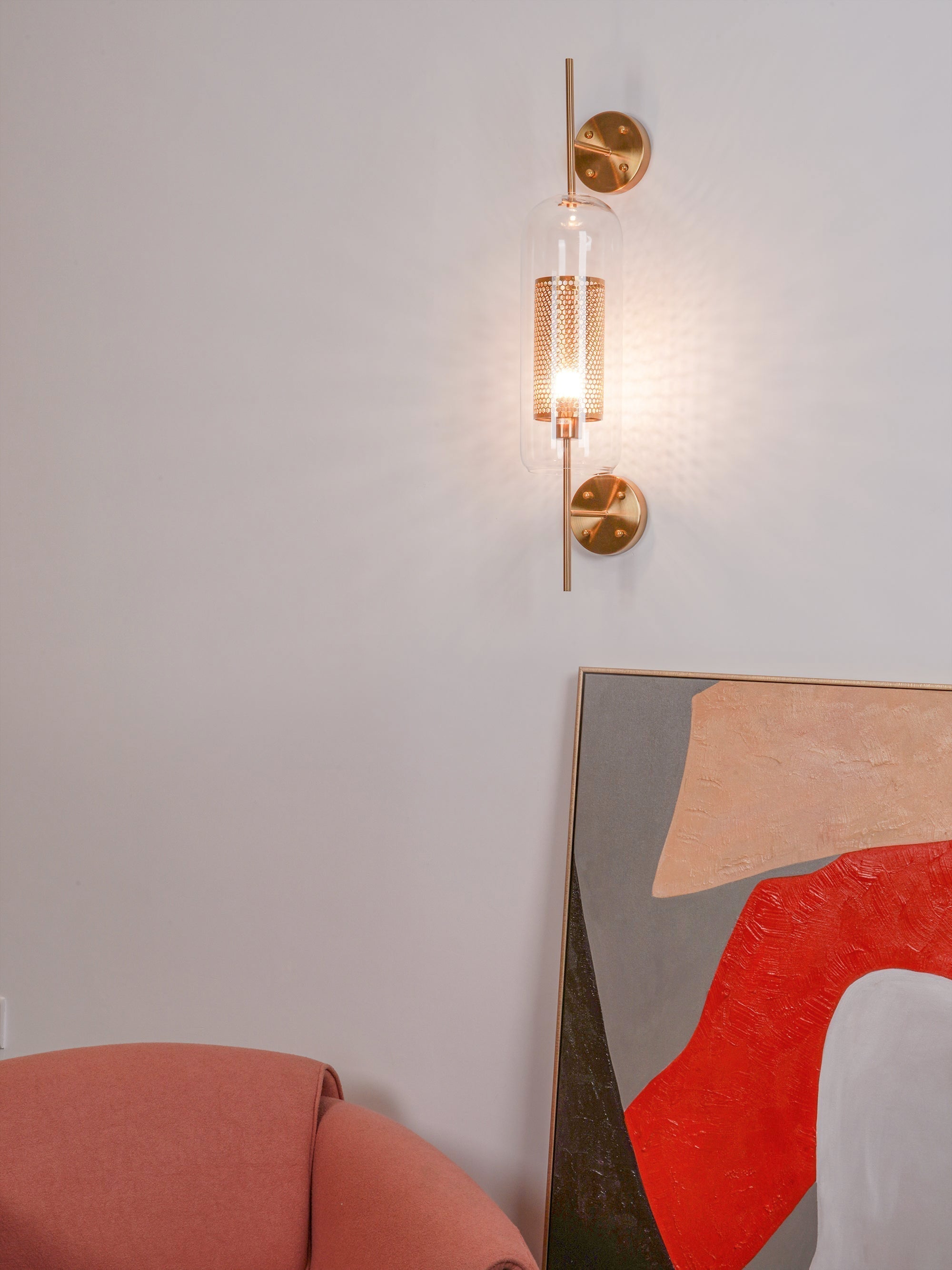 Luxe Glass Wall Light