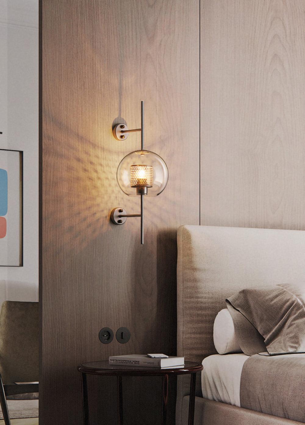 Luxe Glass Wall Light