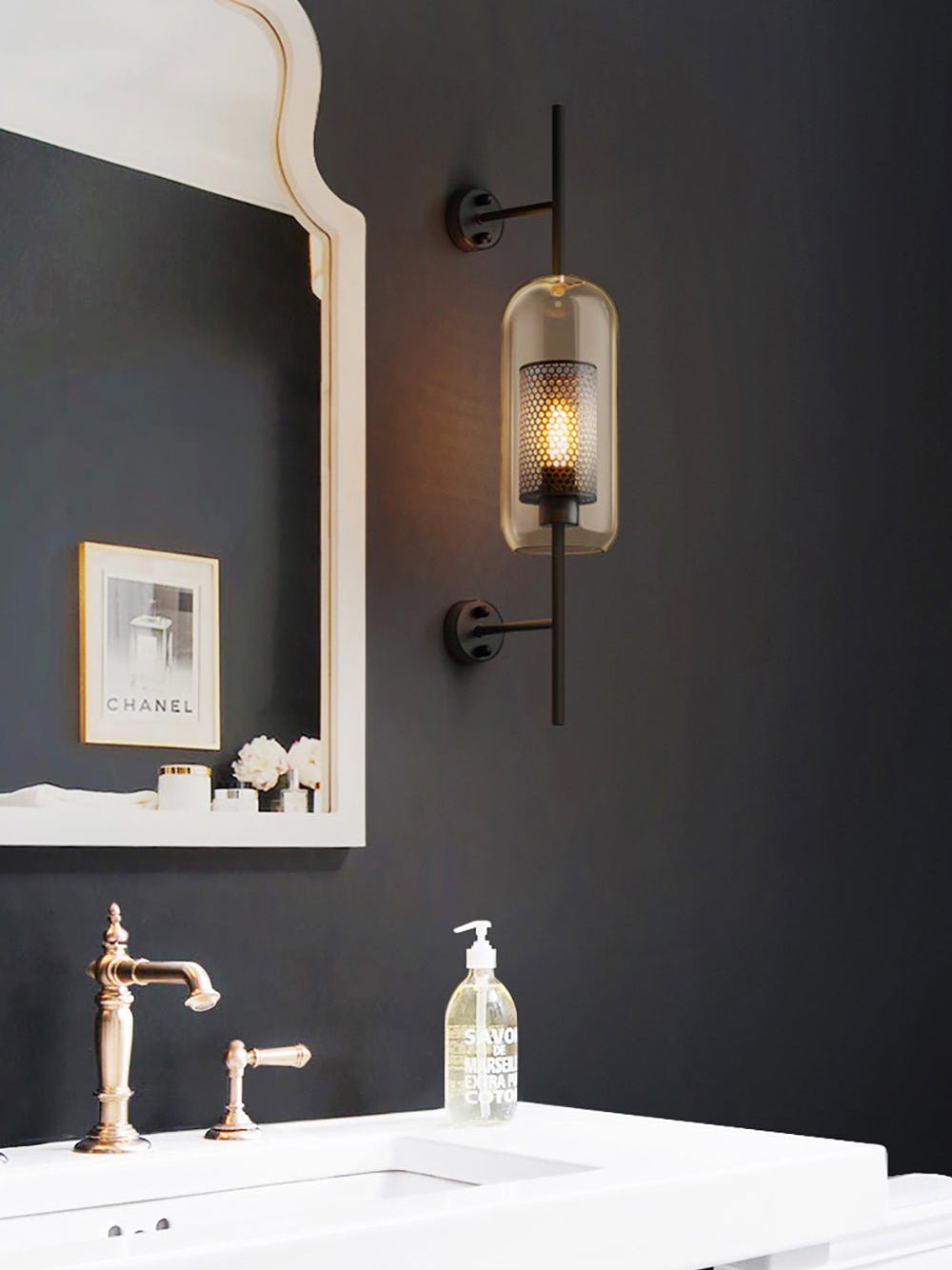 Luxe Glass Wall Light