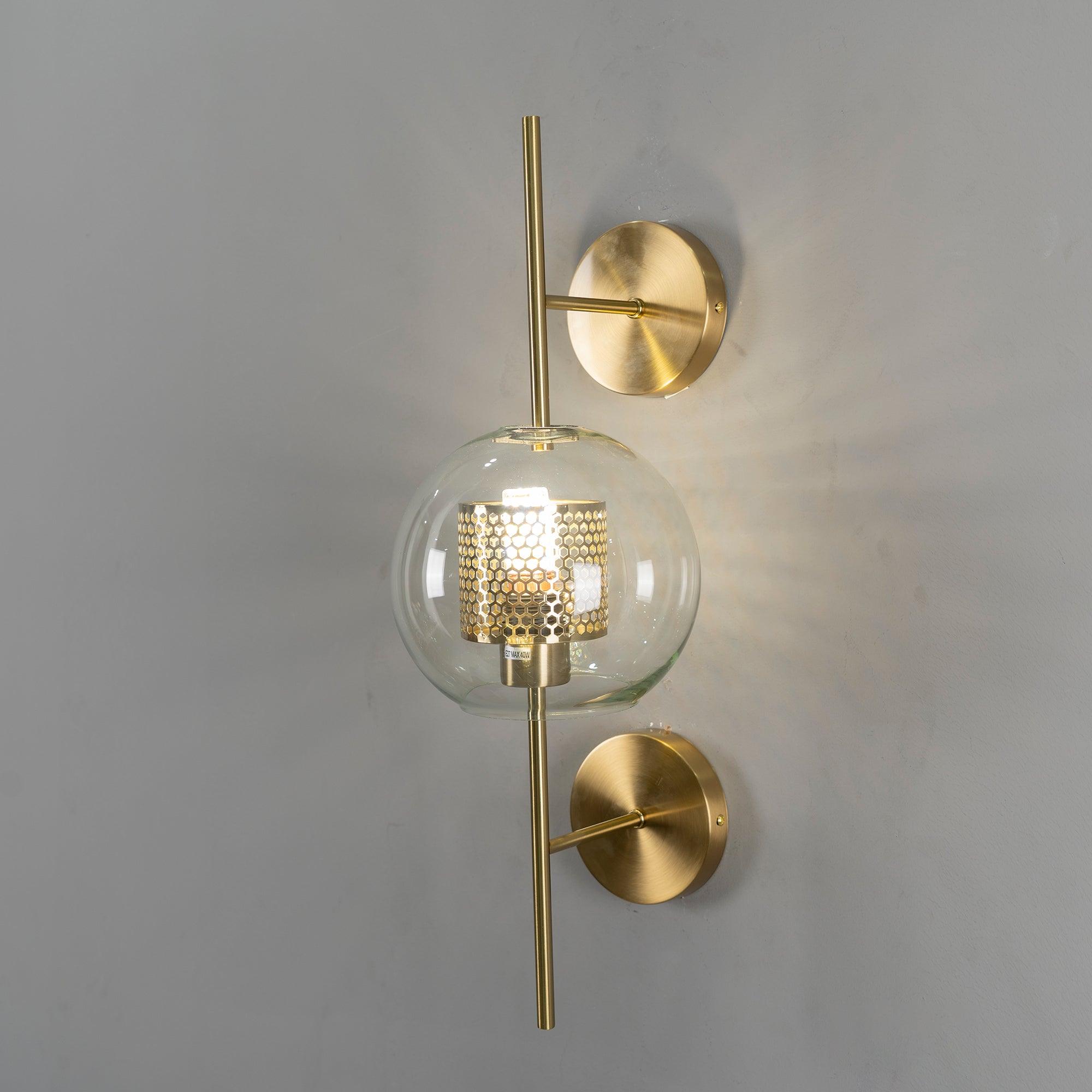 Luxe Glass Wall Light