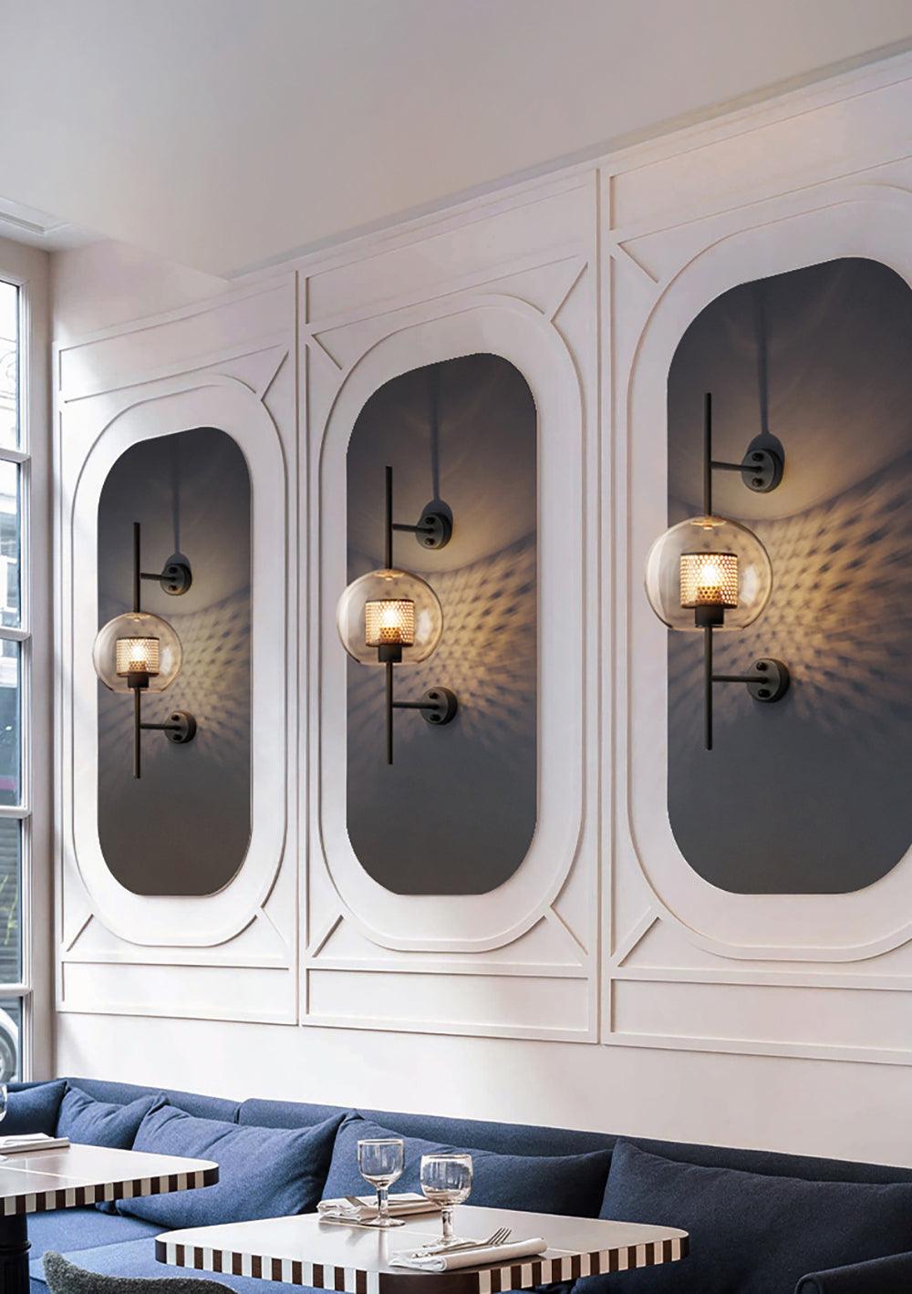 Luxe Glass Wall Light