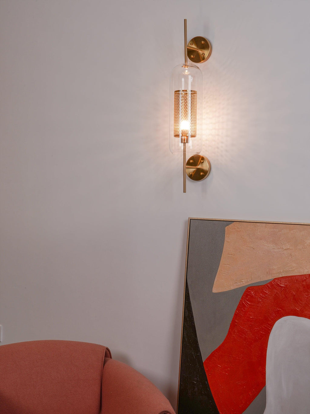 Luxe Glass Wall Light