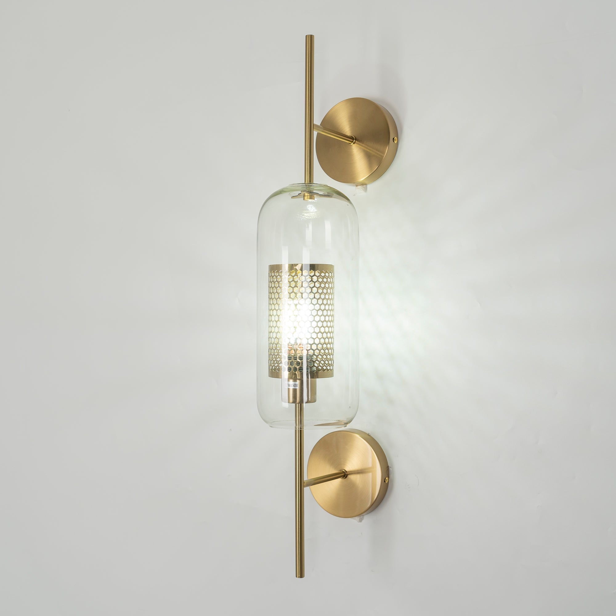 Luxe Glass Wall Light