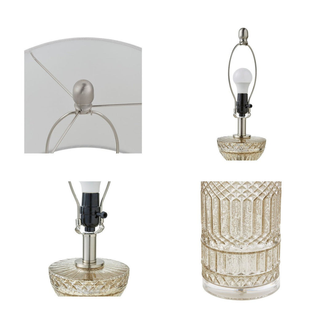 Luxuria Textured Glass Table Lamp