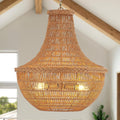 Meadow Breeze Rattan Woven Pendant Light