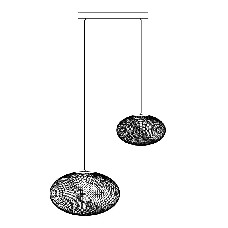 Metallic Meshwork Pendant Lamp - ZozHome