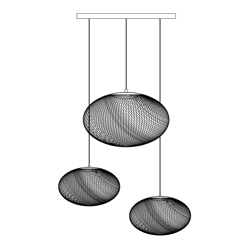 Metallic Meshwork Pendant Lamp - ZozHome