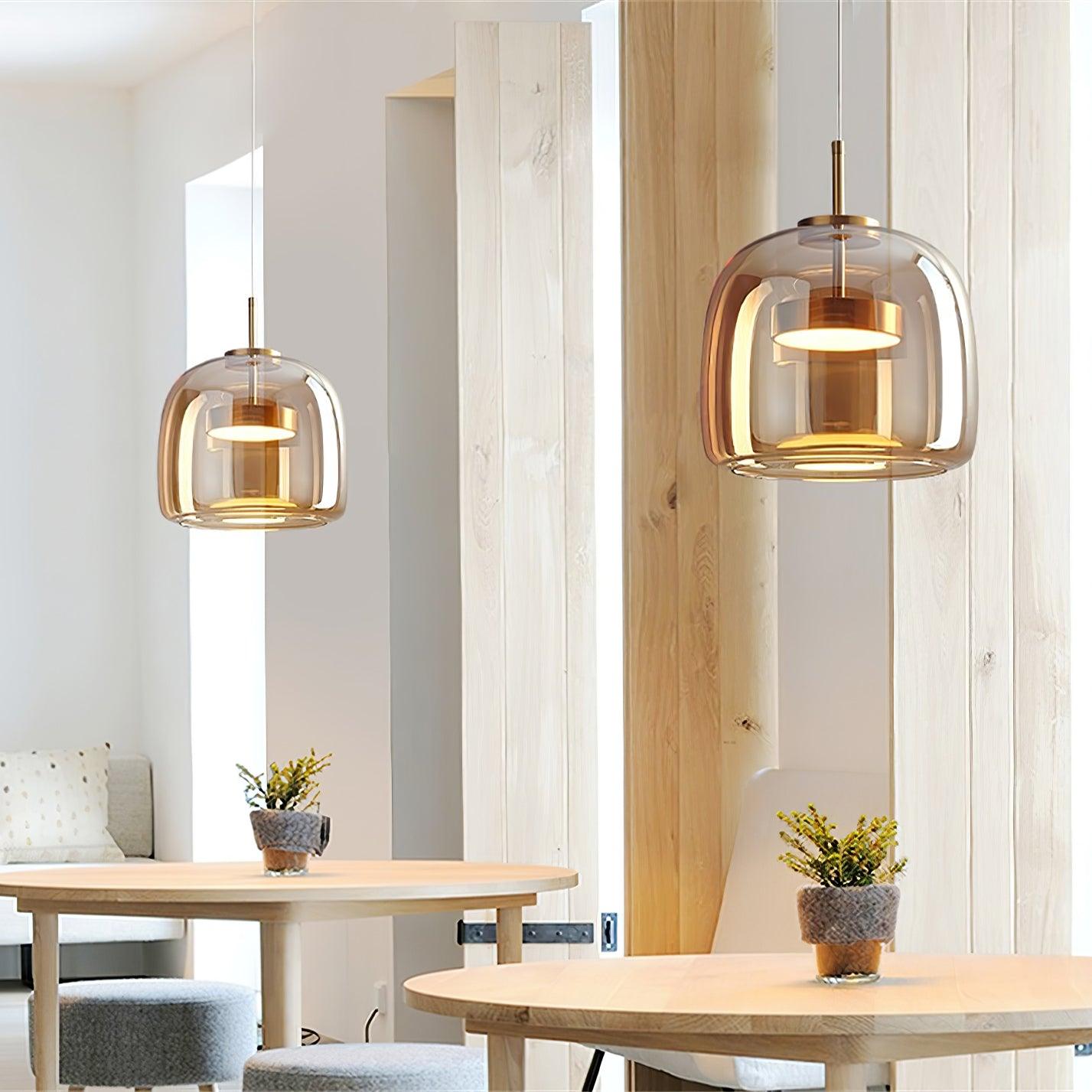 Metro Sphere Glass Pendant Lamp - ZozHome