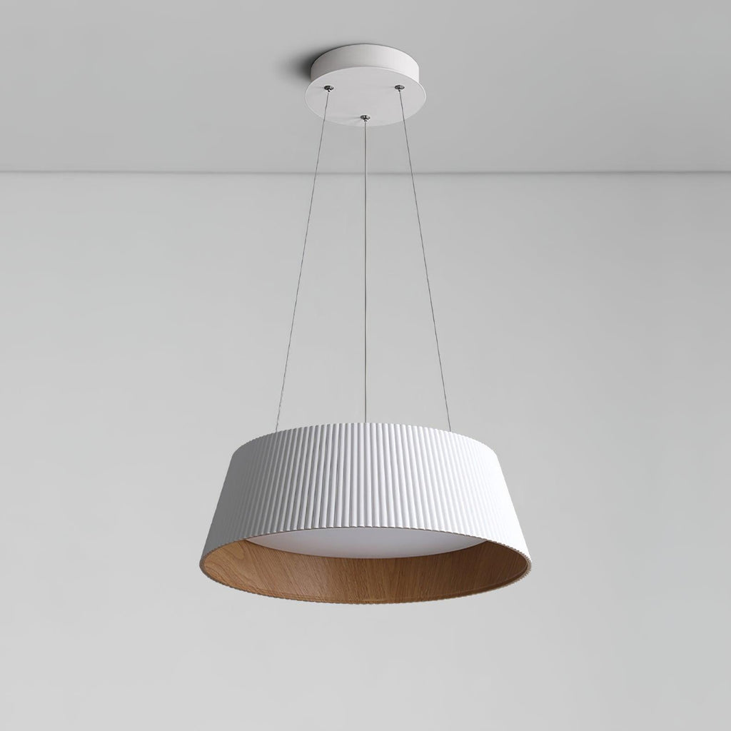 Modern Ribbed Pendant Light
