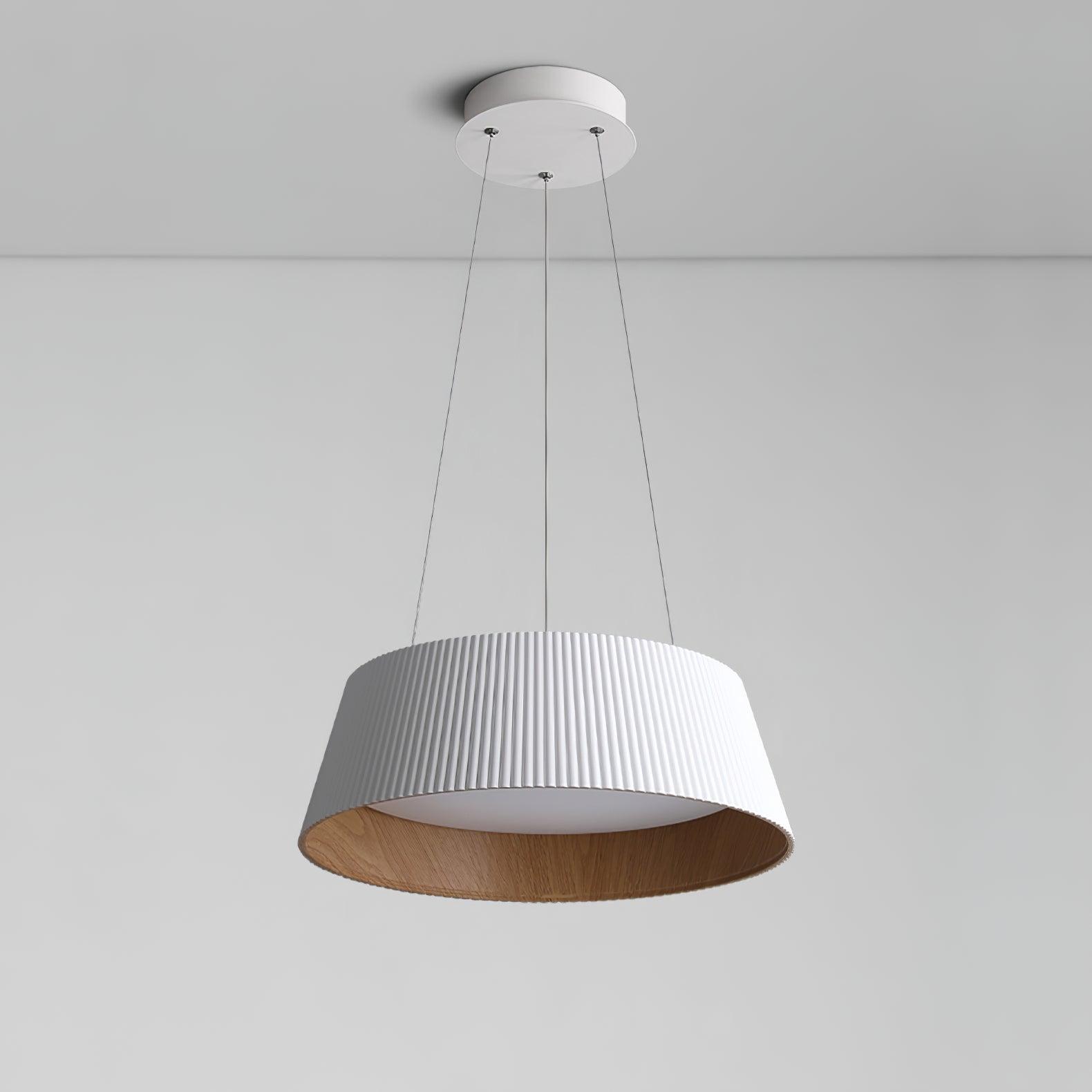 Modern Ribbed Pendant Light