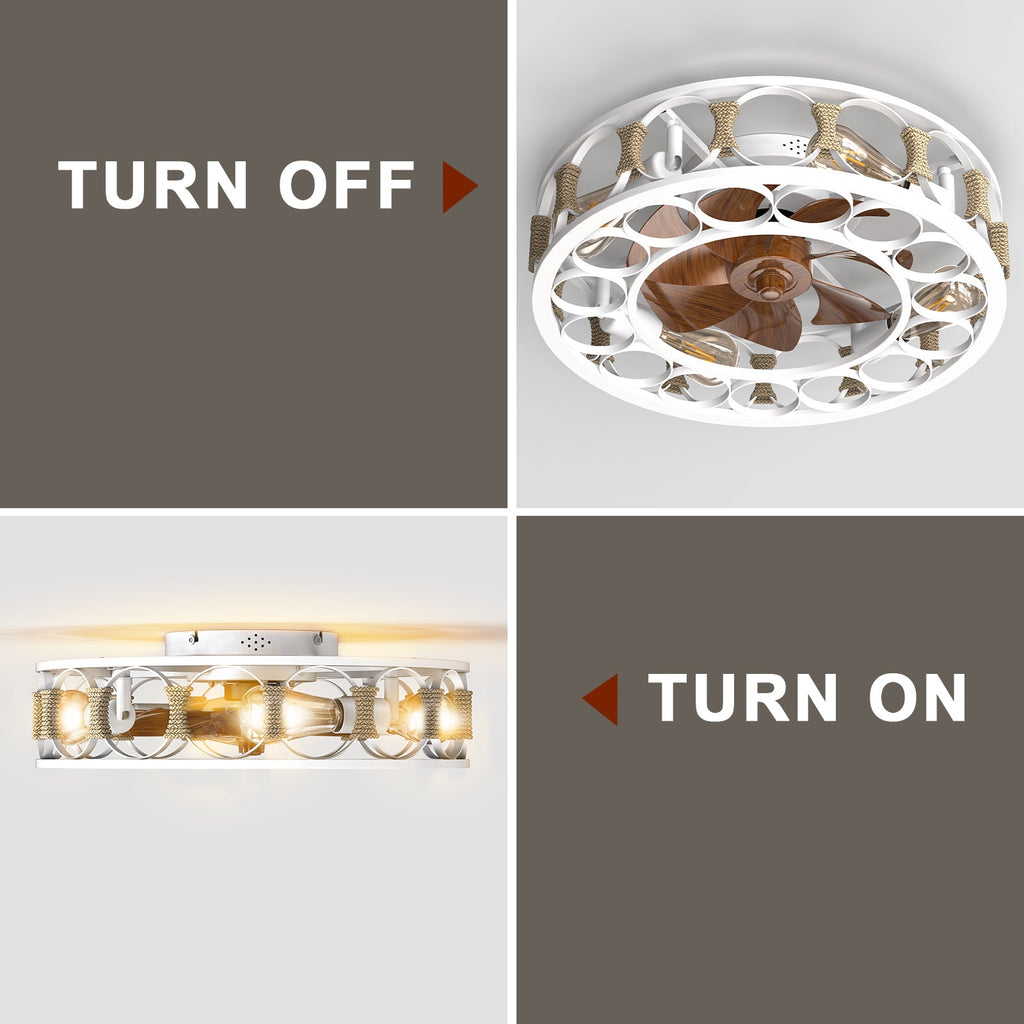 Modern Simple Ceiling Fan Light